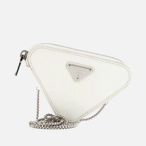 Prada Triangle Pouch Bag with Chain